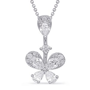 White Gold Diamond Pendant