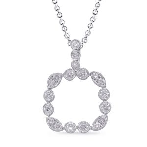 White Gold Diamond Pendant