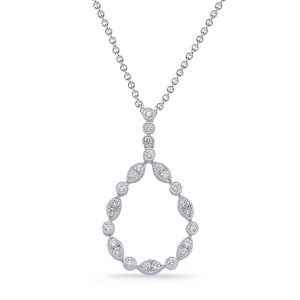 White Gold Diamond Pendant