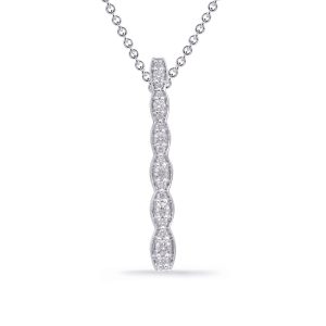 White Gold Diamond Pendant