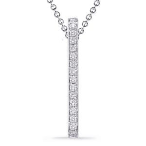 White Gold Diamond Pendant