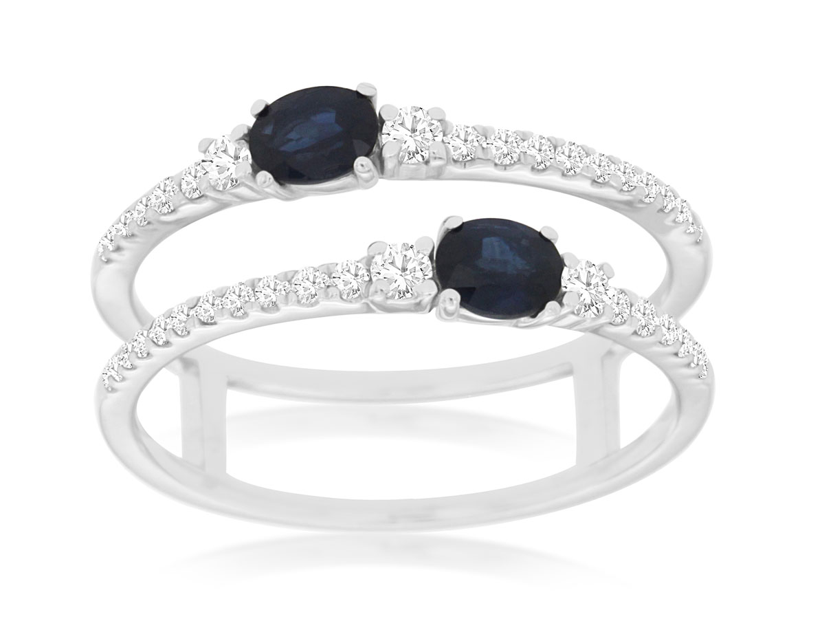 SAPPHIRE & DIAMOND RING