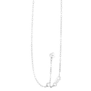 Silver 1.5mm Adjustable Piatto Chain