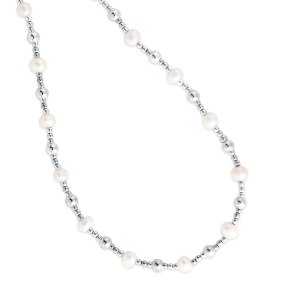 Silver Pearl Bead Chain