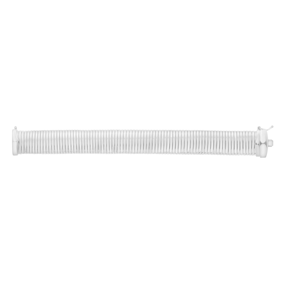 Silver Tubogas 7.25" 16mm Bracelet