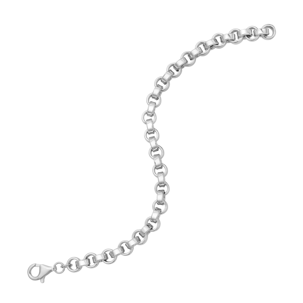 Silver Rolo Link Bracelet