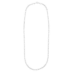 Silver 3mm Paperclip Chain