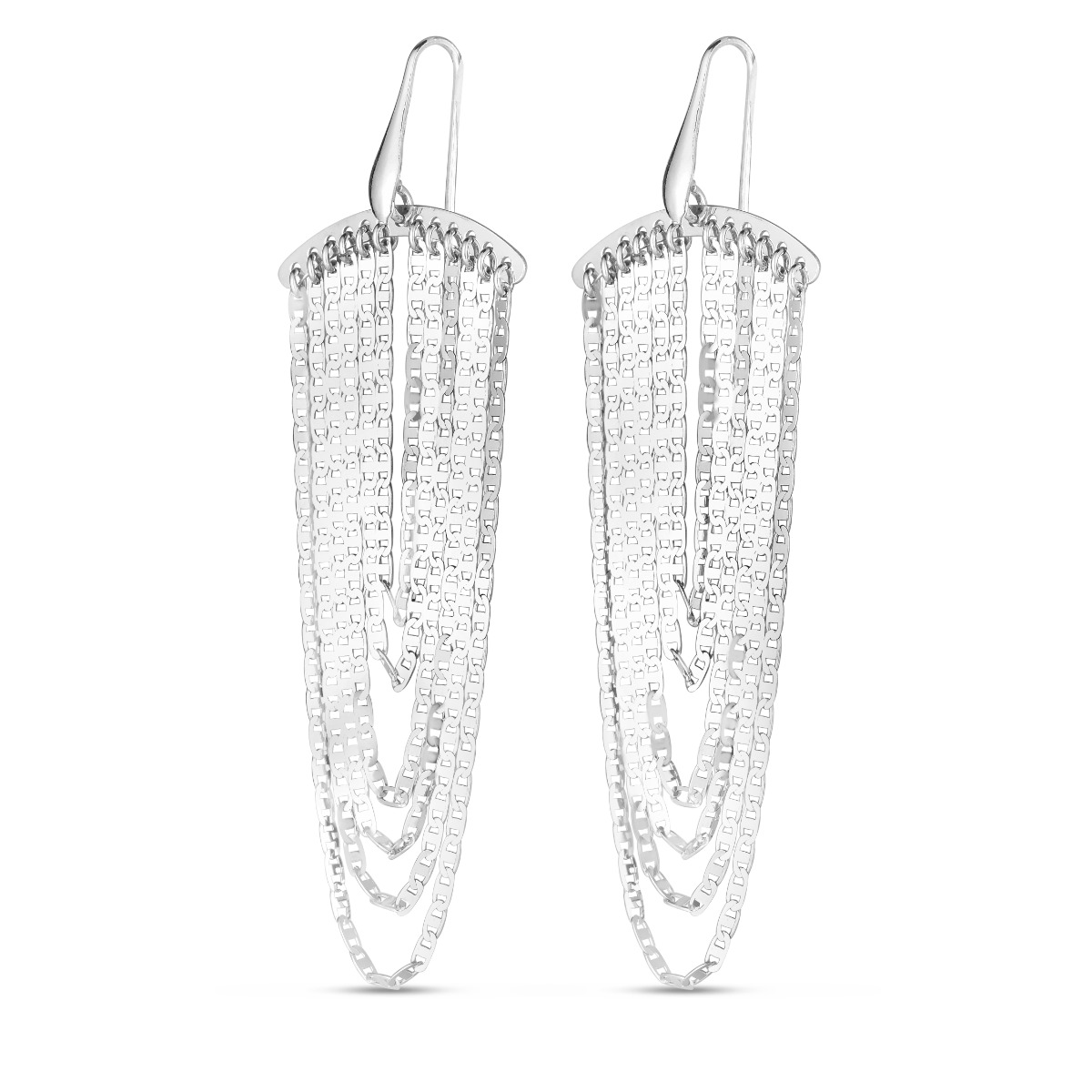 Sterling Silver Chandelier Earrings