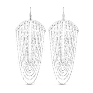Sterling Silver Chandelier Earrings