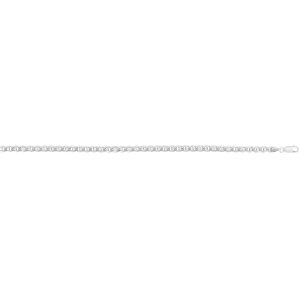 Silver 5.6mm Concave Mariner Chain