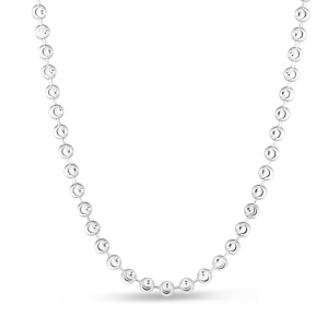 Sterling Silver 5mm Moon-cut Bead Chain