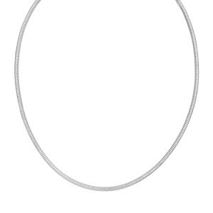 Silver 3mm Octagonal Snake Chain