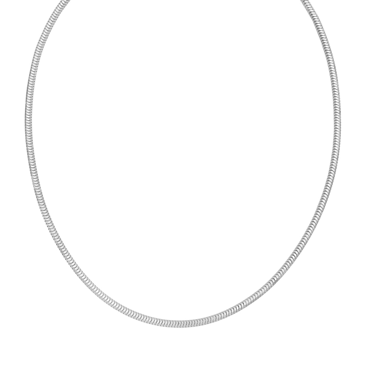 Silver 3mm Octagonal Snake Chain