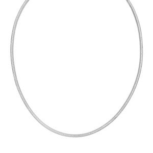 Silver 3mm Octagonal Snake Chain