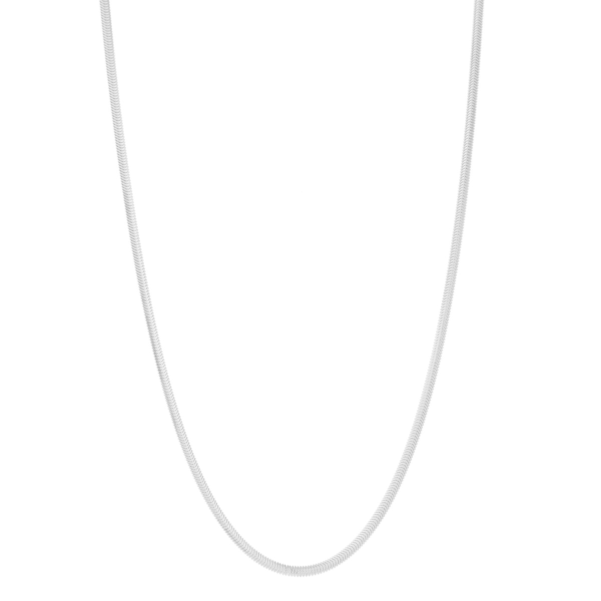 Silver 2.6mm Oval Snake Chain
