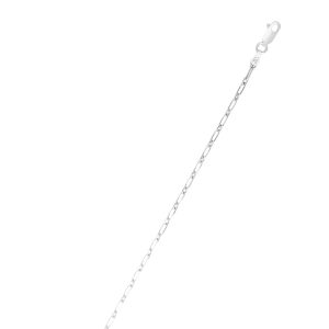 Silver Petite Paperclip 38" Necklace