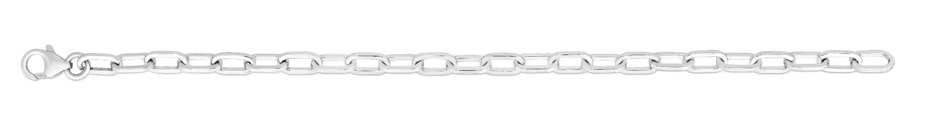 Silver Paperclip Chain Necklace