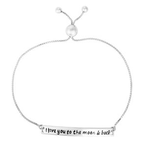 Sterling Silver Bar Friendship Bracelet