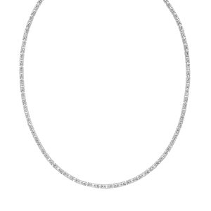 Silver 3.2mm Solid Round Byzantine Chain