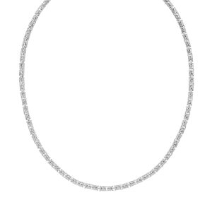 Silver 4.1mm Solid Round Byzantine Chain