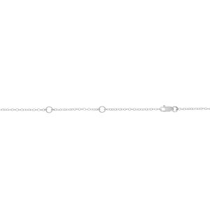 Silver .8mm Double Extendable Cable Chain