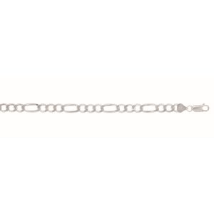 Silver 7mm Figaro Chain