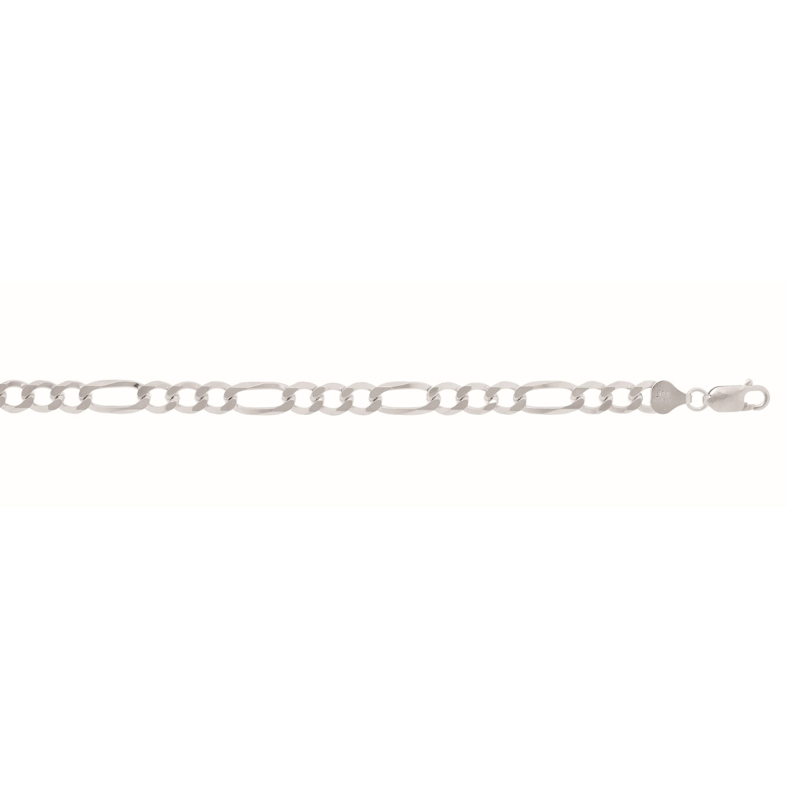 Silver 7mm Figaro Chain
