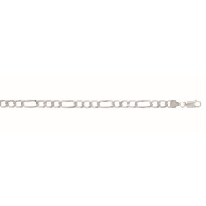 Silver 7mm Figaro Chain