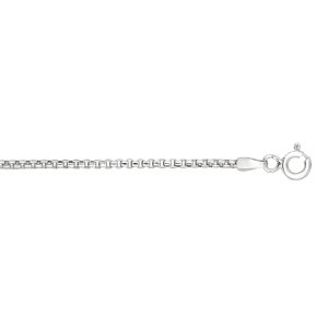 Silver 1.1mm Round Box Chain