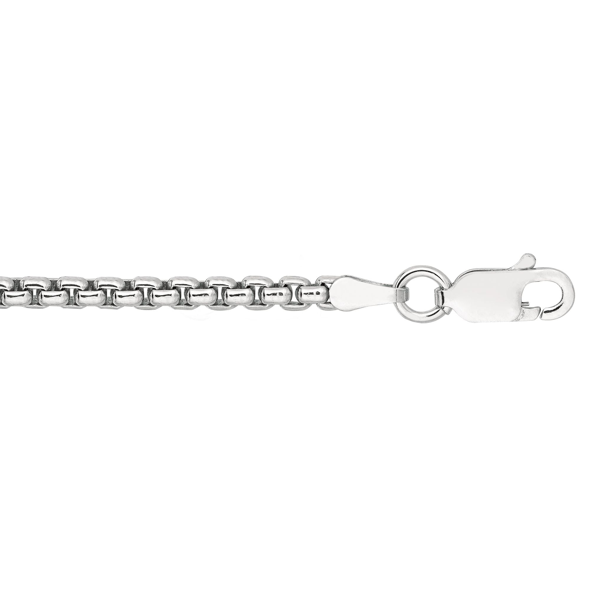 Silver 2mm Round Box Chain