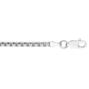 Silver 2mm Round Box Chain