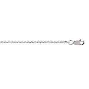 Silver 1.4mm Rope Chain