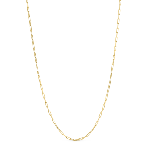 Silver Plated 1.8mm Paperclip Chain