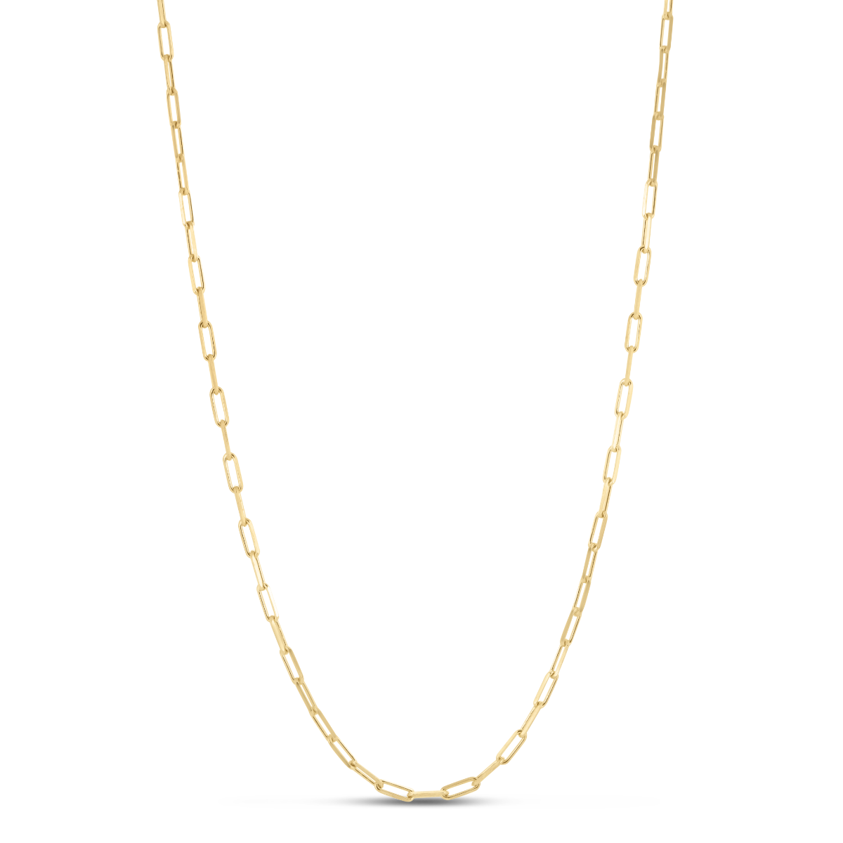 Silver Plated 2.5mm Paperclip Chain