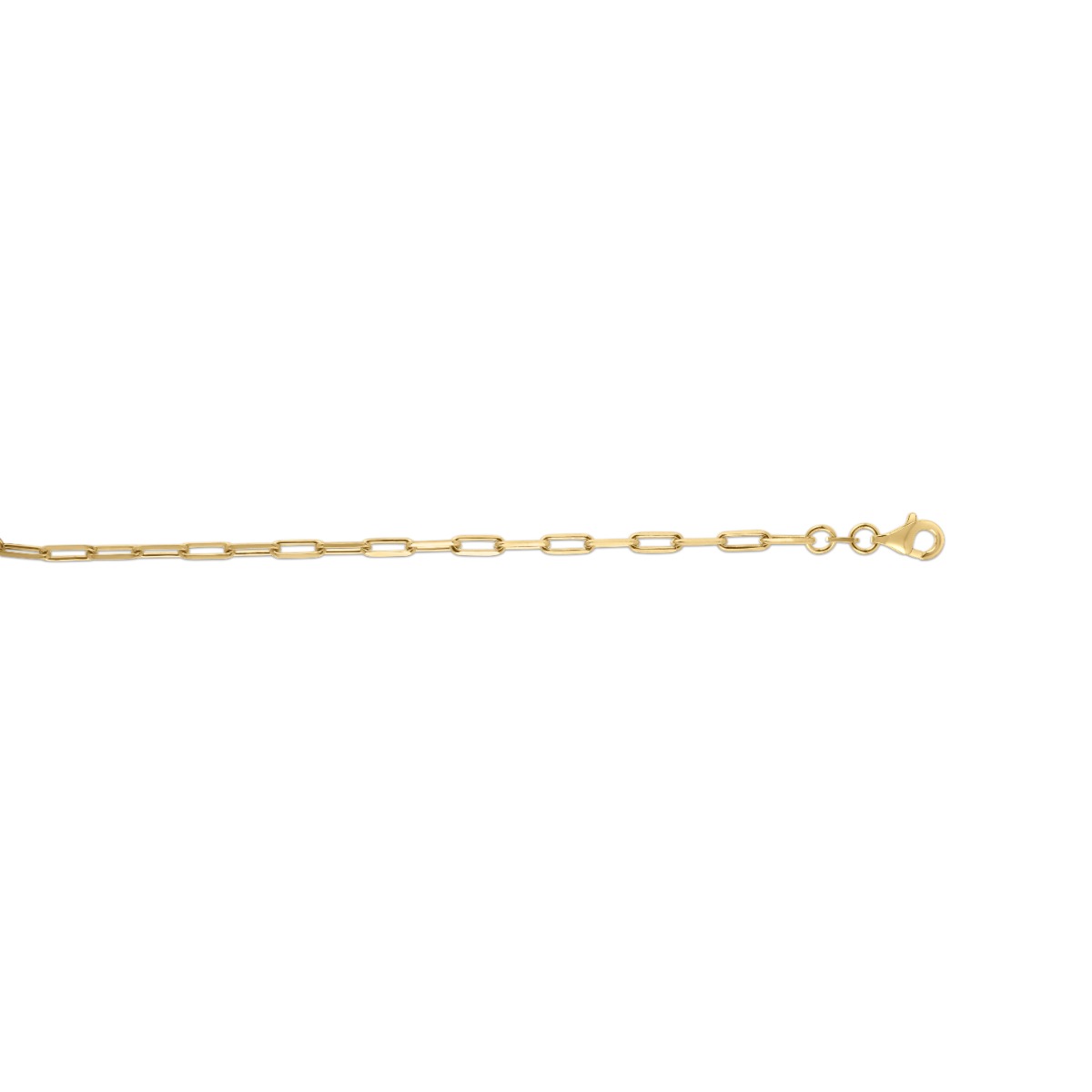 Silver Plated 2.5mm Paperclip Chain