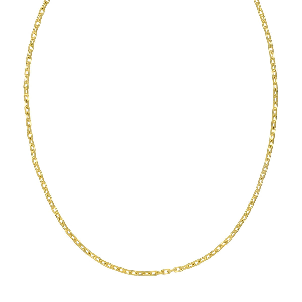 Gold Over Silver 2.8mm French Cable Chain