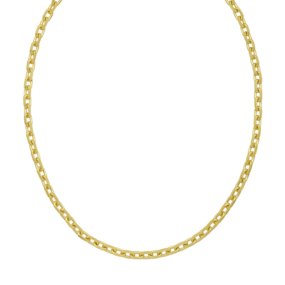 Gold Over Silver 5mm French Cable Chain