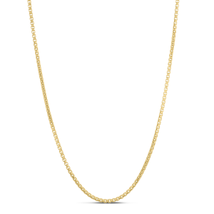 Silver Plated 2.1mm Round Box Chain