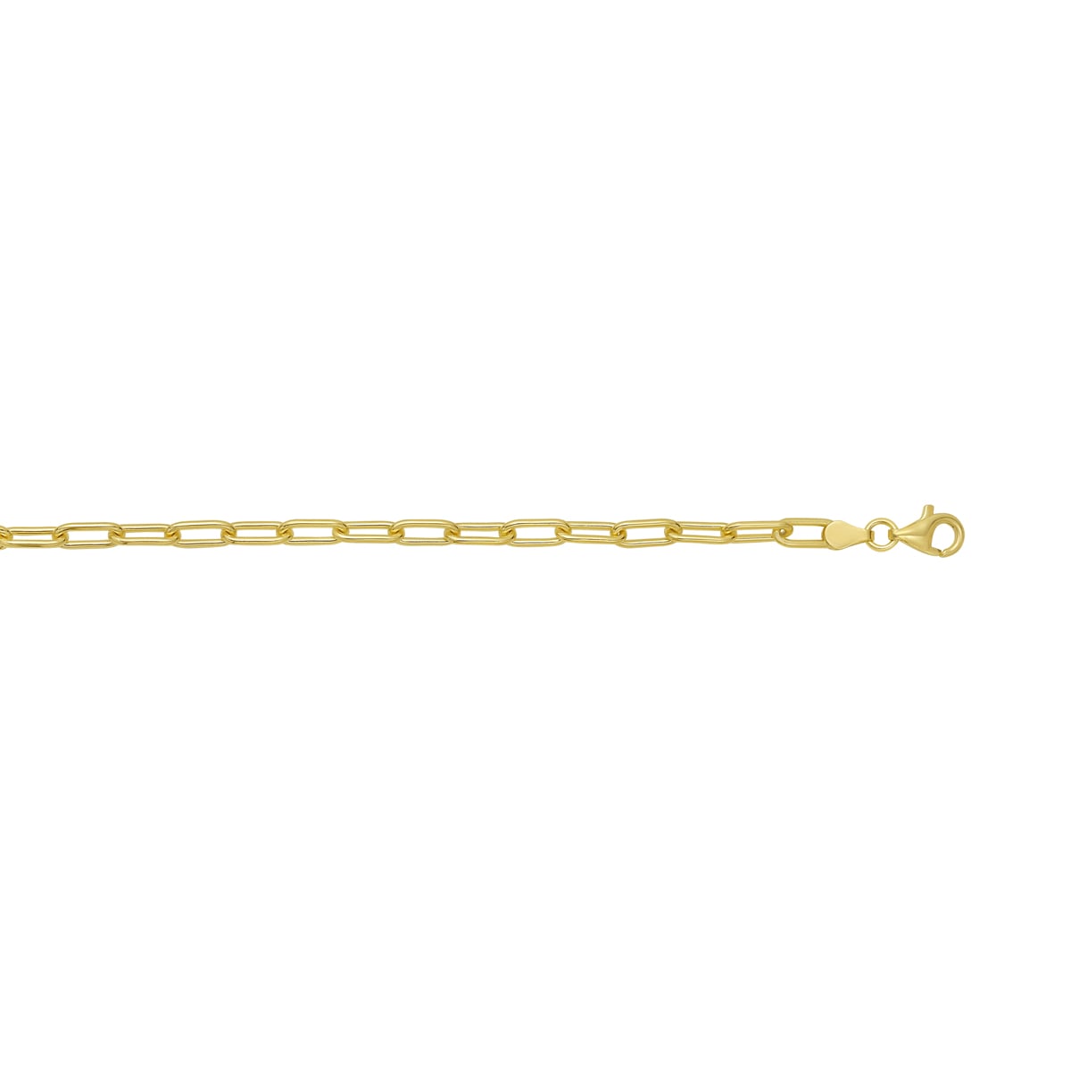 Gold Over Silver 4.1mm Paperclip Chain