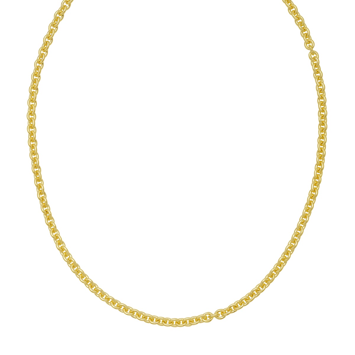 Gold Over Silver 4.7mm Rolo Chain