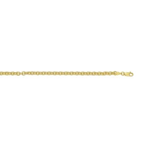 Gold Over Silver 5.7mm Rolo Chain