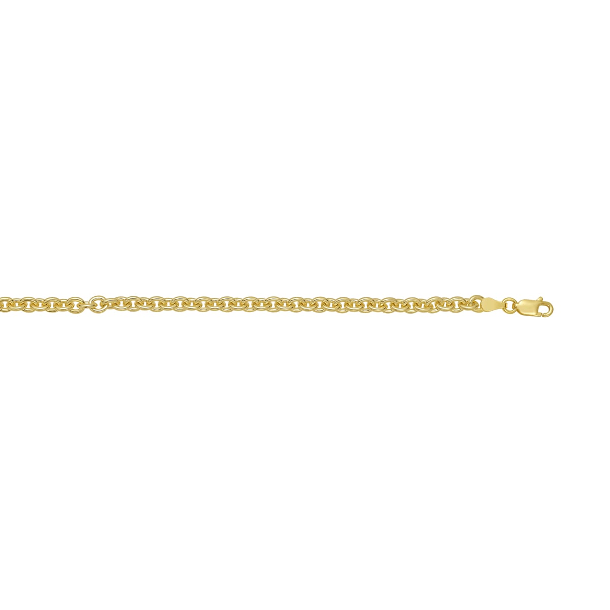 Gold Over Silver 5.7mm Rolo Chain