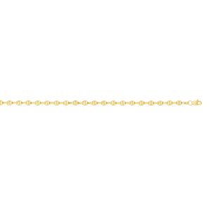 14K Gold 3mm Lite Anchor Chain