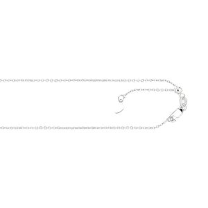 14K Gold 1.1mm Adjustable Cable Chain