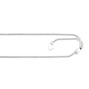 14K Gold 1.3mm Adjustable Popcorn Chain
