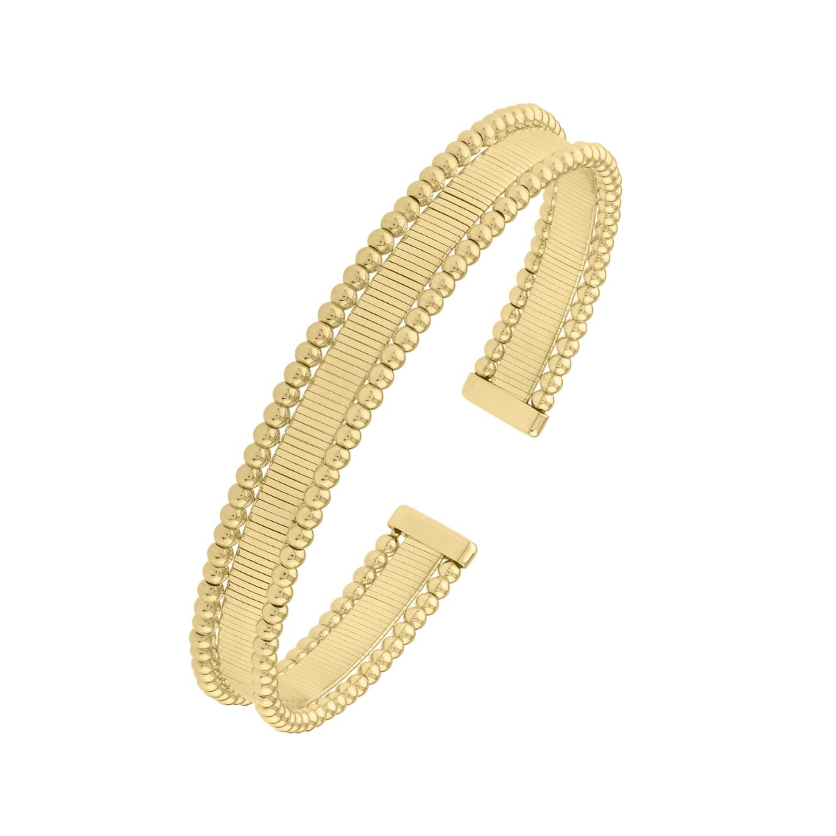 14K Pallina Beaded Bangle