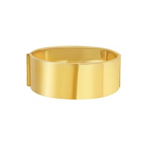 14K Gold Classic Designer Bold Width Bracelet