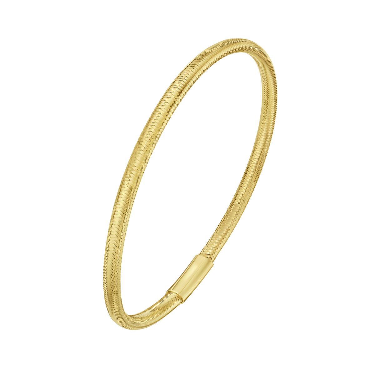 14K Small Stretch Mesh Bracelet
