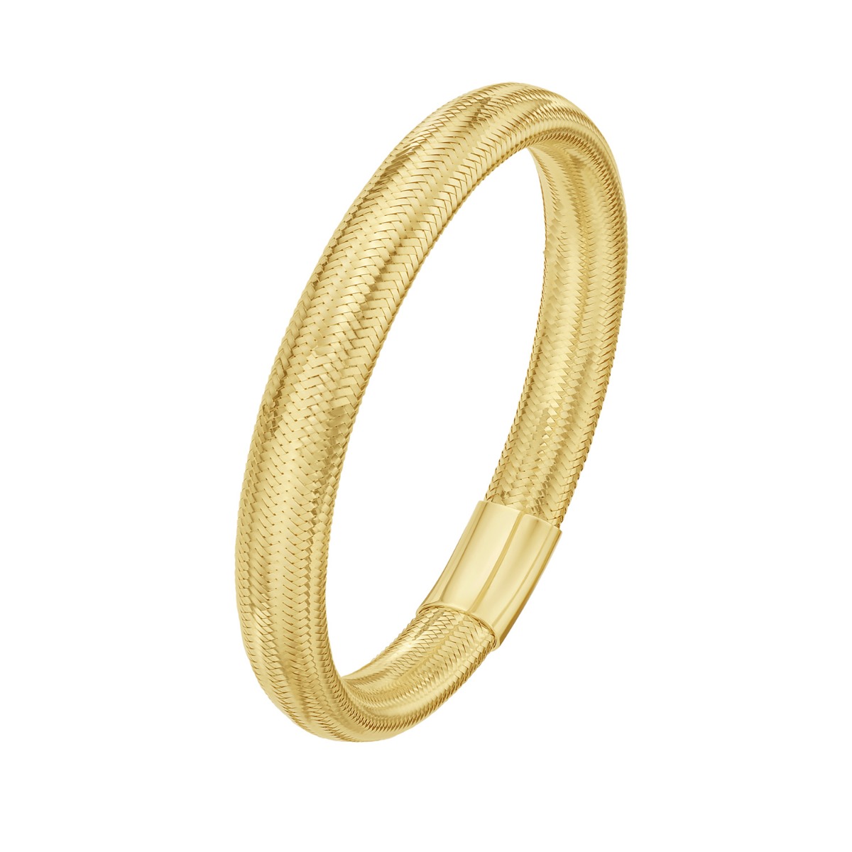 14K Large Stretch Mesh Bracelet