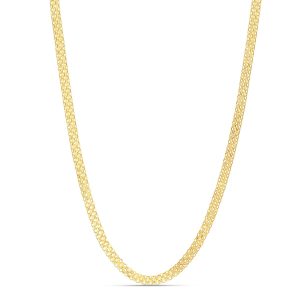 14K 3.5mm Bismark Chain